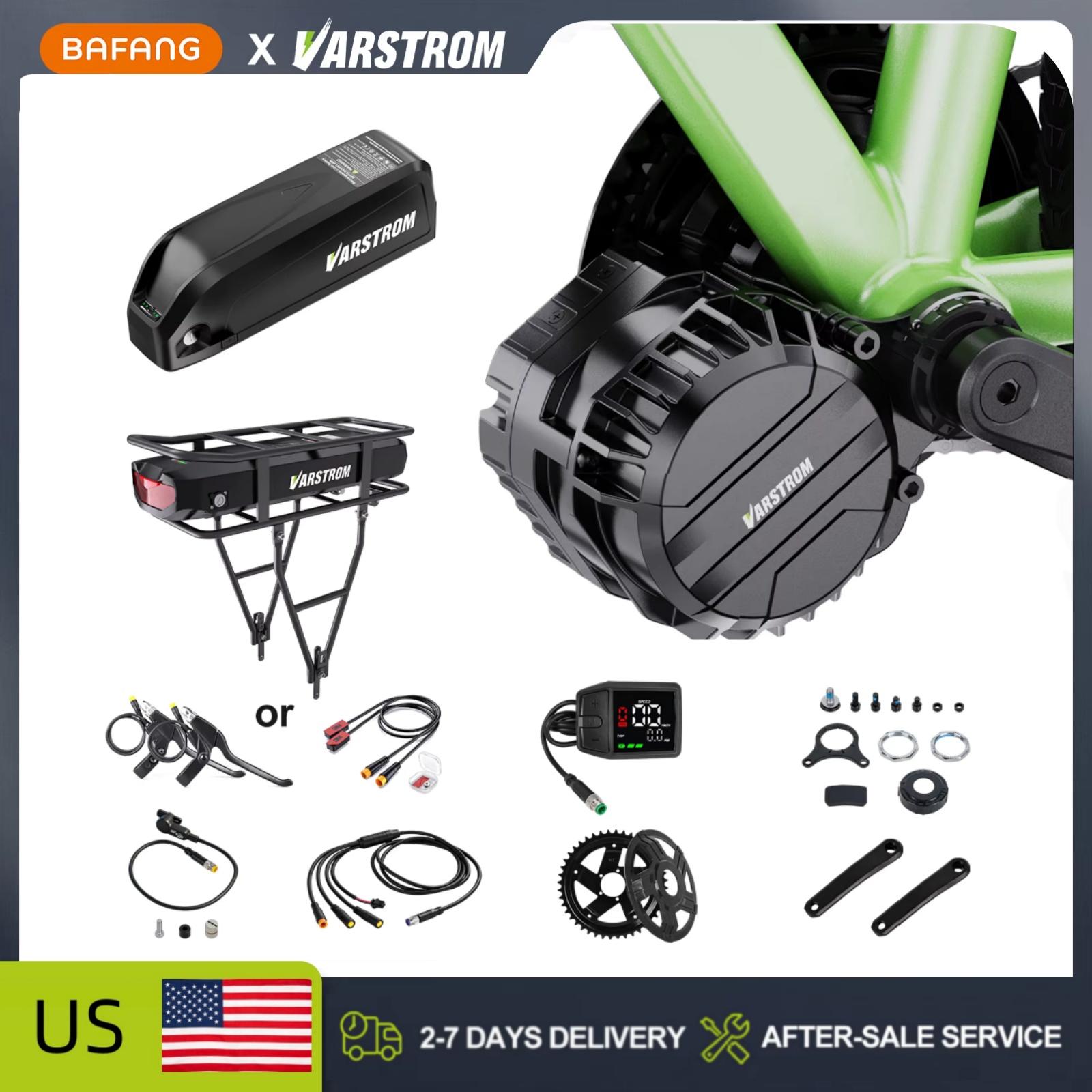 Side Hung Mid Drive Motor Kit - Zestaw do konwersji roweru na elektryczny